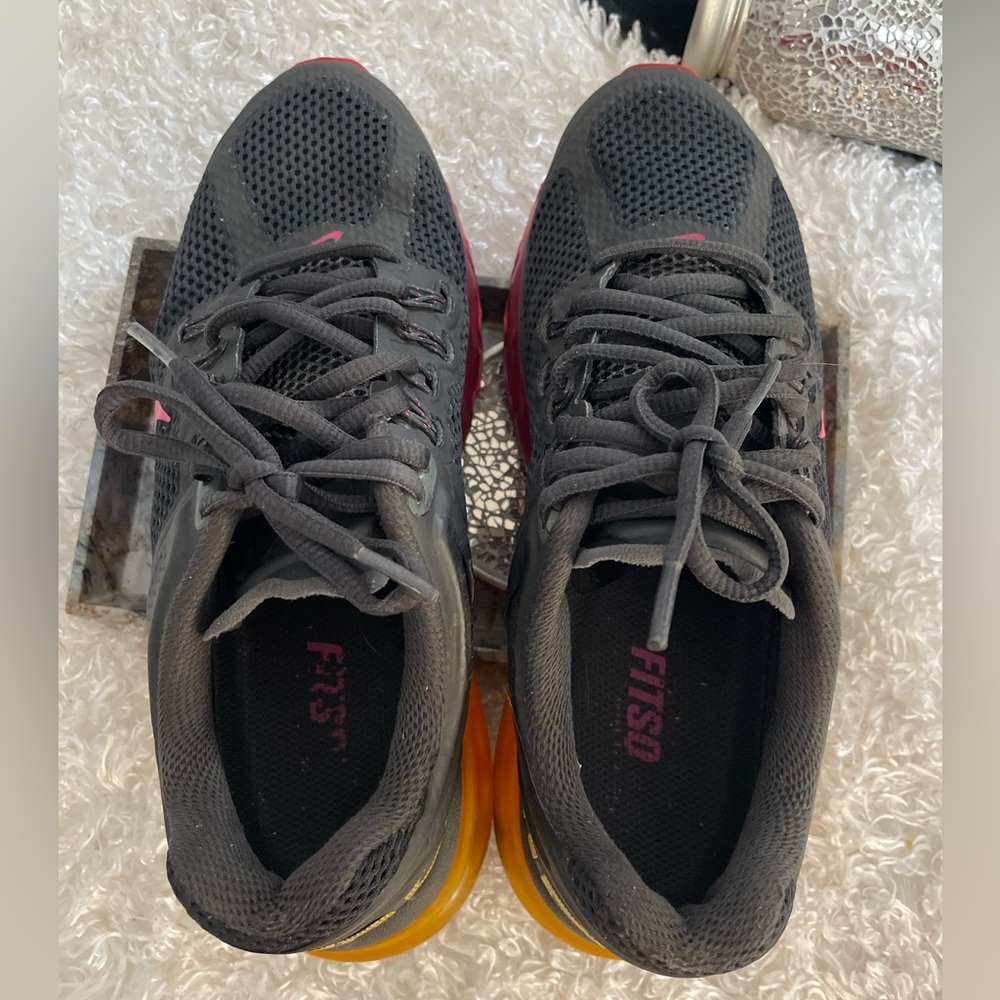 Nike Women's Black and Pink Athletic Shoes max+ 7 US y2k - Picture 5 of 8